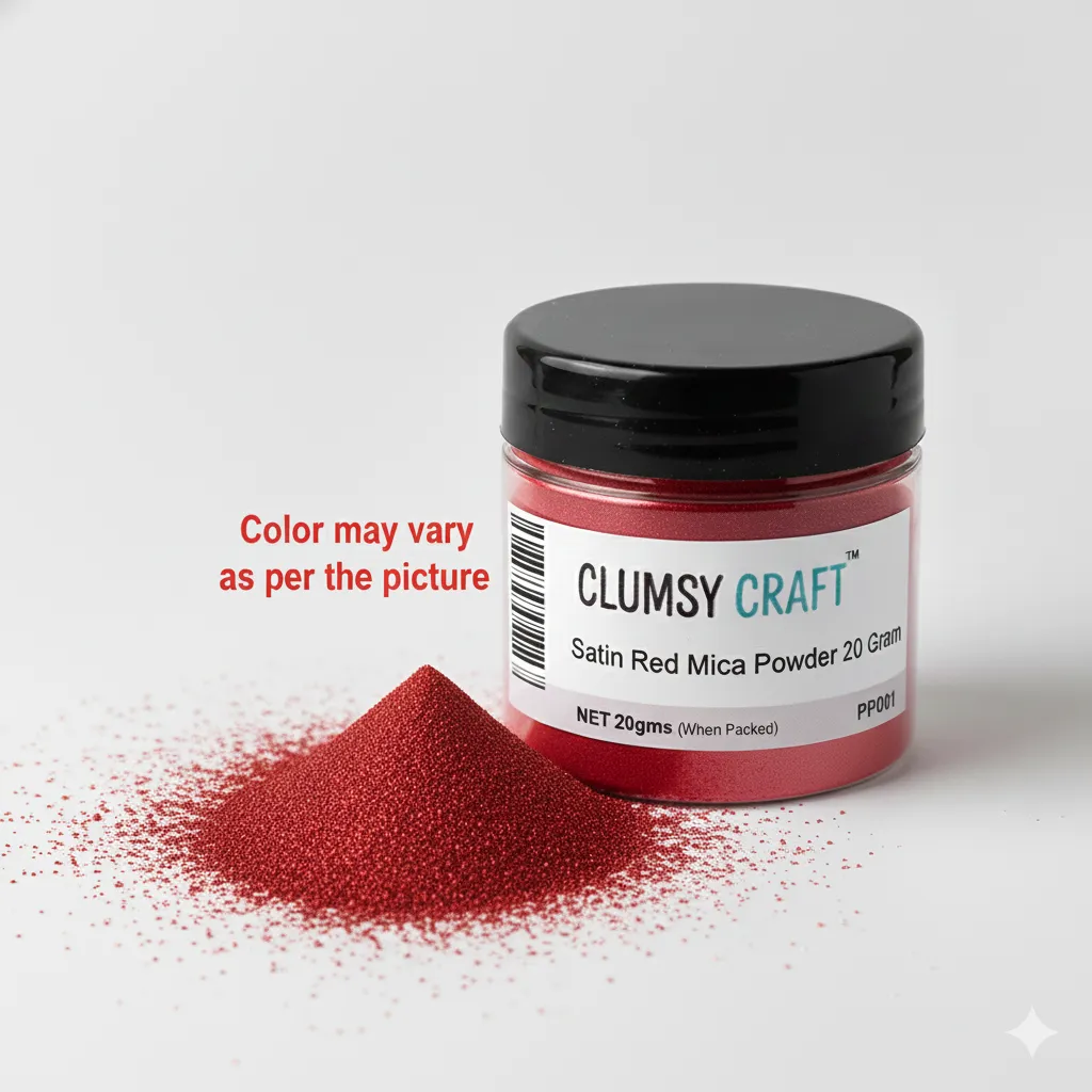 Satin Red Pearl Mica Powder 20 Gram