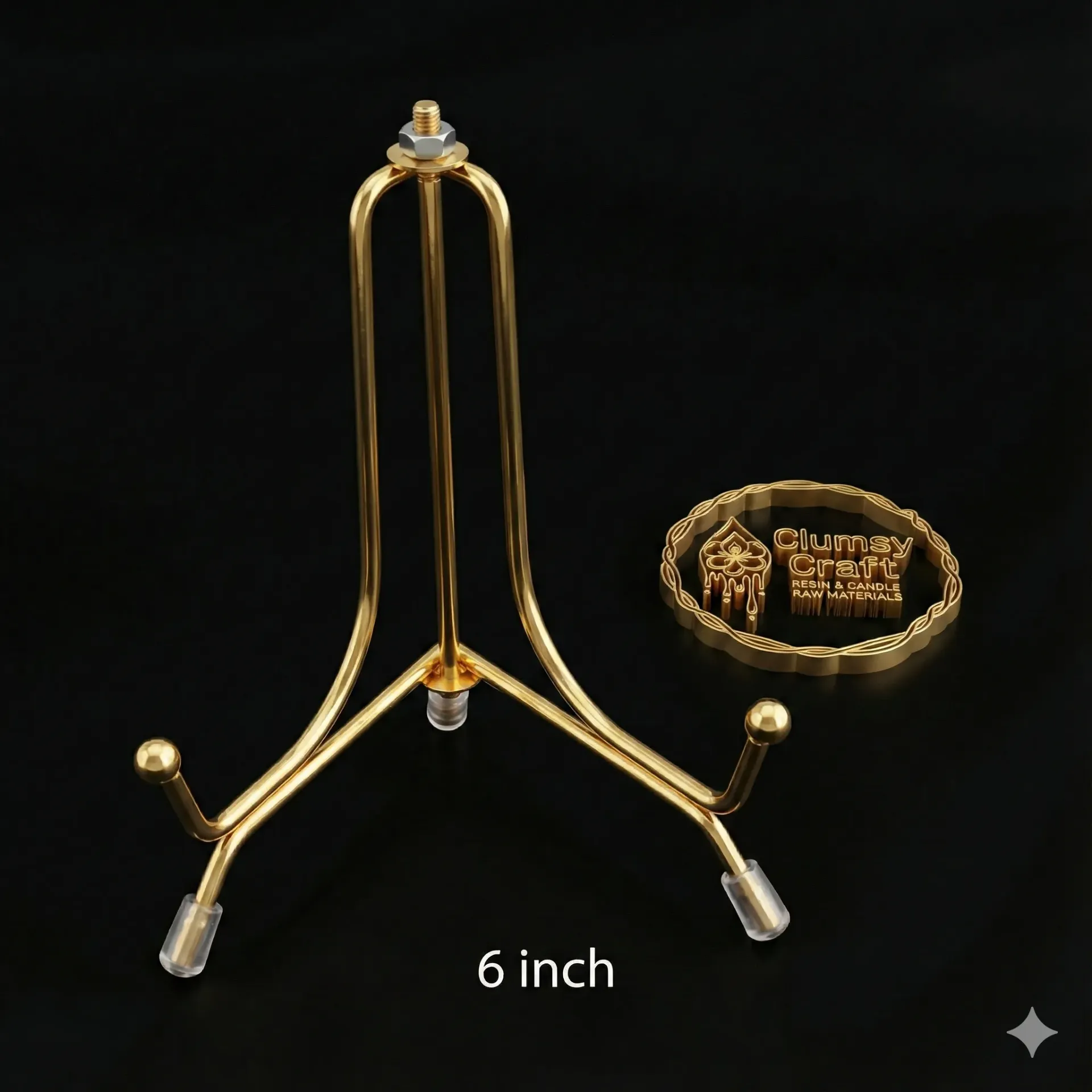 Folding Metal Stand 6inch (6")