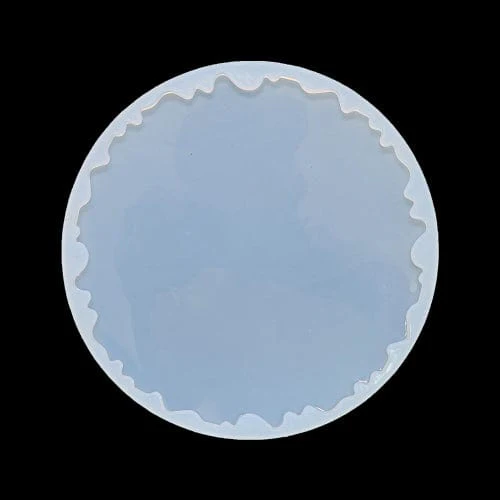 8 Inch (8") Round Agate Tray & Photo Frame Mould