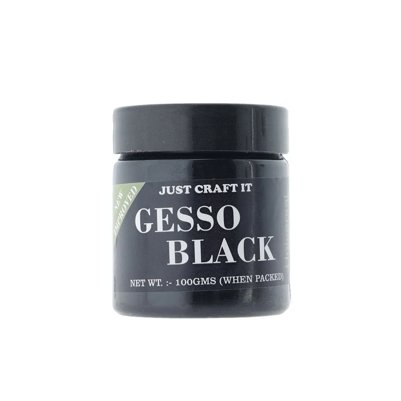 Gesso bottle black 100 gm