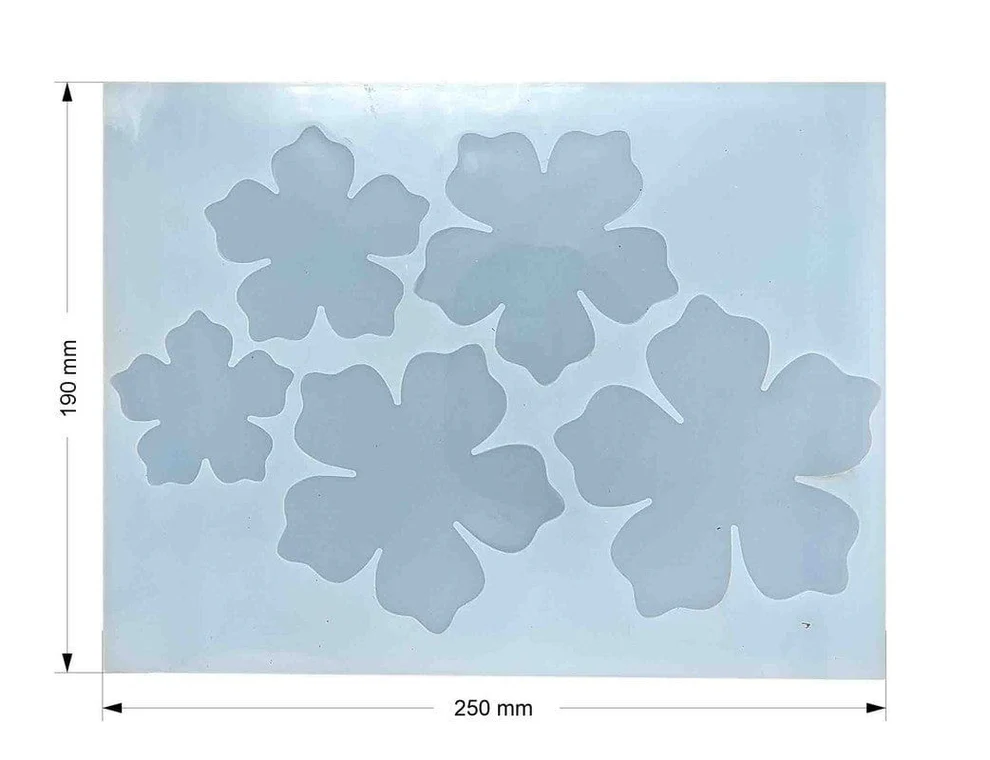 5 Cavity 3D Flower Mould