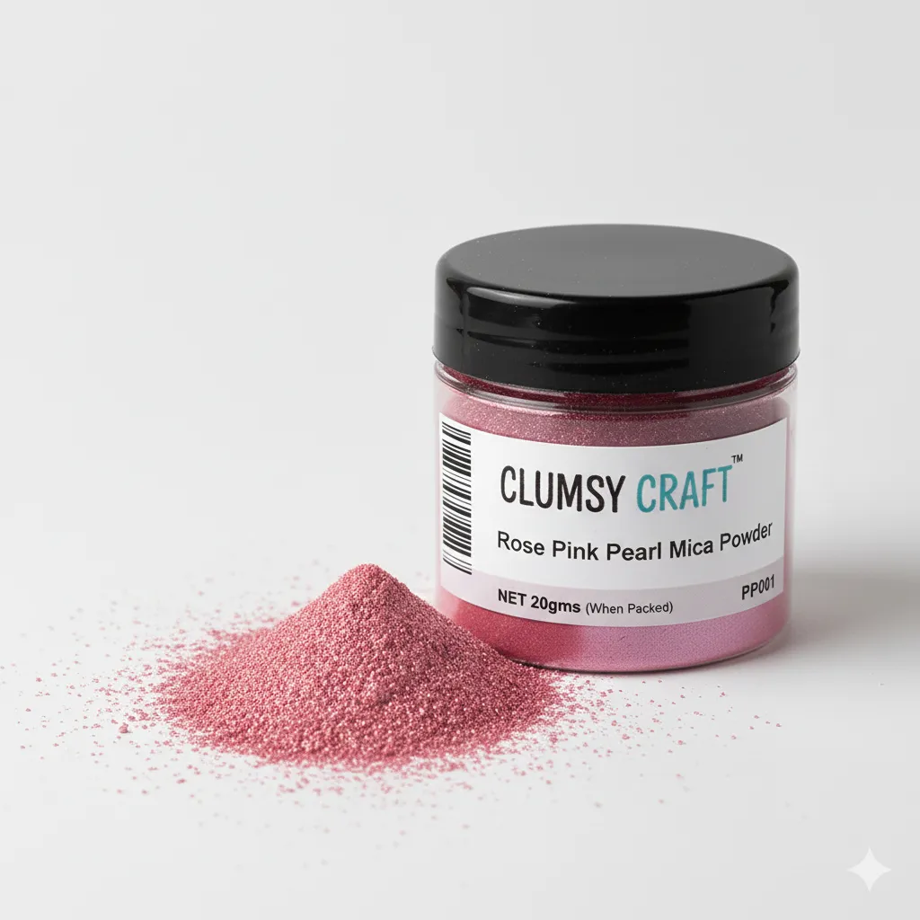 Rose Pink Pearl Mica Powder 20 Gram